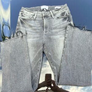 FRAME DENIM Women's Le Crop Mini Boot Black Wash Size 29